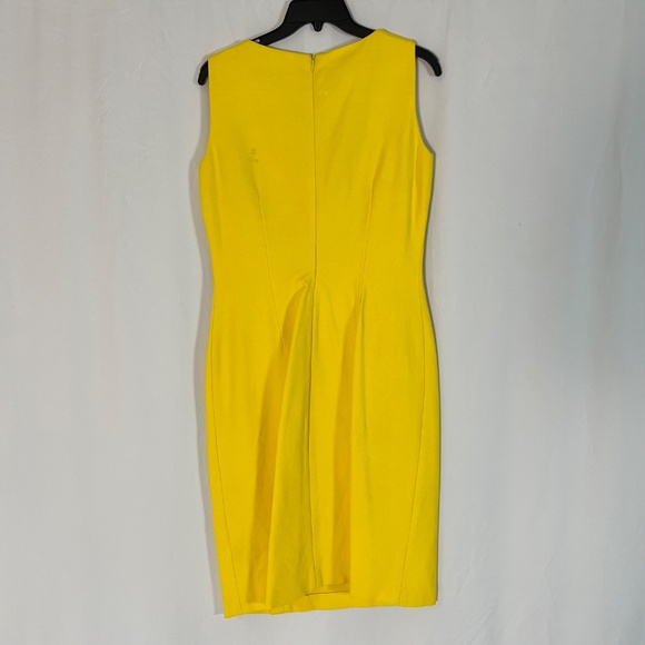 Lauren Ralph Lauren Yellow Sleeveless Crewneck Sheath Dress - Picture 8 of 12